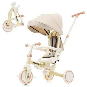 Merax 7-in-1 tricycle with seat-adjustable for growing children, ensuring comfort on every ride