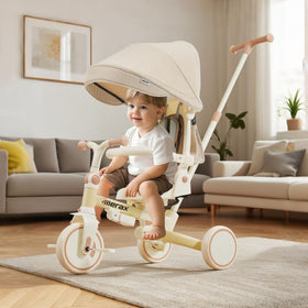Merax folded-compact-storage demonstrates space-saving design for travel