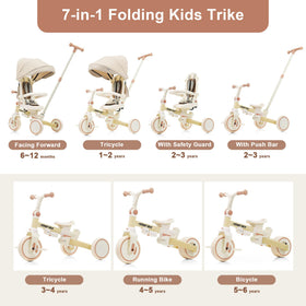 Merax push-handle rotation enables parent-controlled steering for safer riding