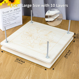 MeRGBWLife flower press 10-layer kit ready for multi-bloom drying projects