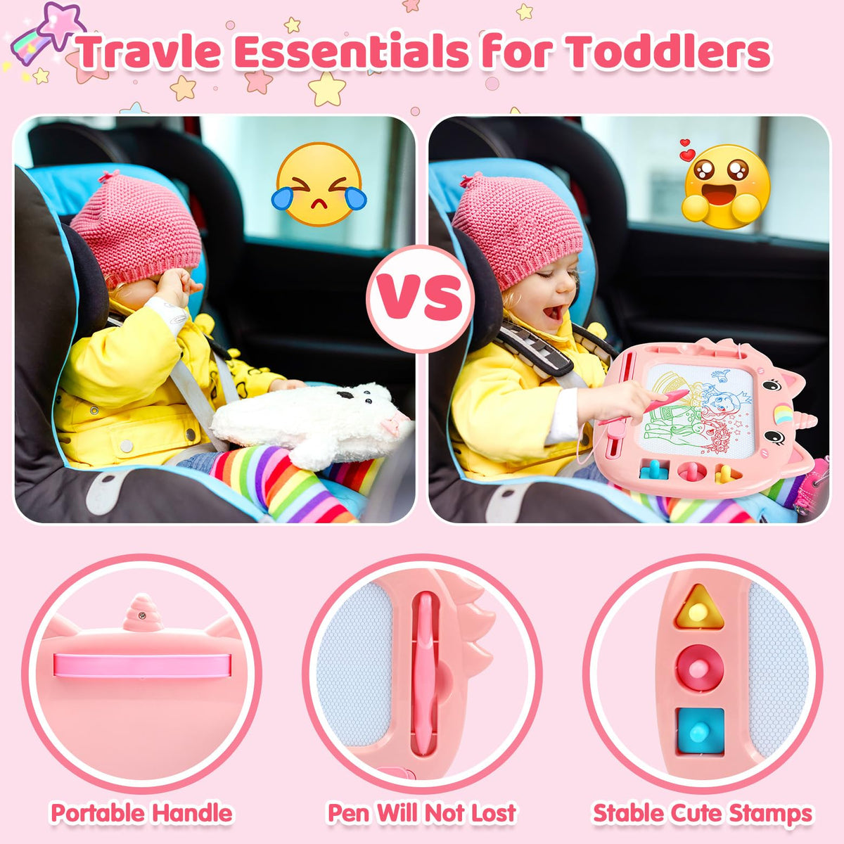 MERGUEZ toddler early learning toy helps with letters, numbers, and colors.
