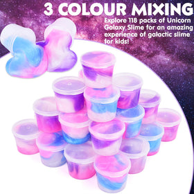 MermaidSlime galaxy slime colors pink, purple, blue, white spark imaginative play
