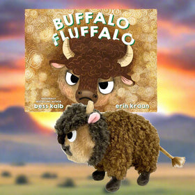 MerryMakers Buffalo Fluffalo plush tail detail for tactile exploration and cuddles