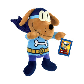 MerryMakers Dog Man Bark Knight plush for imaginative play and reading