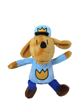 MerryMakers Dog Man soft plush face, ideal reading buddy for kids