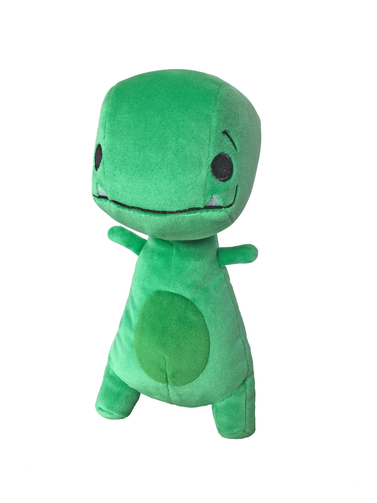 MerryMakers Tiny T. Rex Doll in soft plush offers comforting play and hugs.