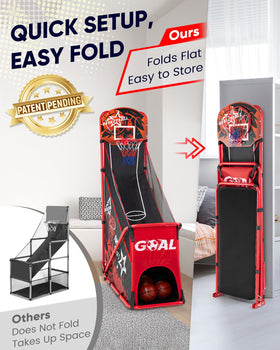 MerryMove heavy‑duty iron frame ensures stability during lively games.