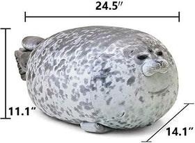 MerryXD chubby blob seal pillow on sofa invites relaxation