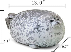 MerryXD Chubby Seal Pillow filling close-up showing plush comfort