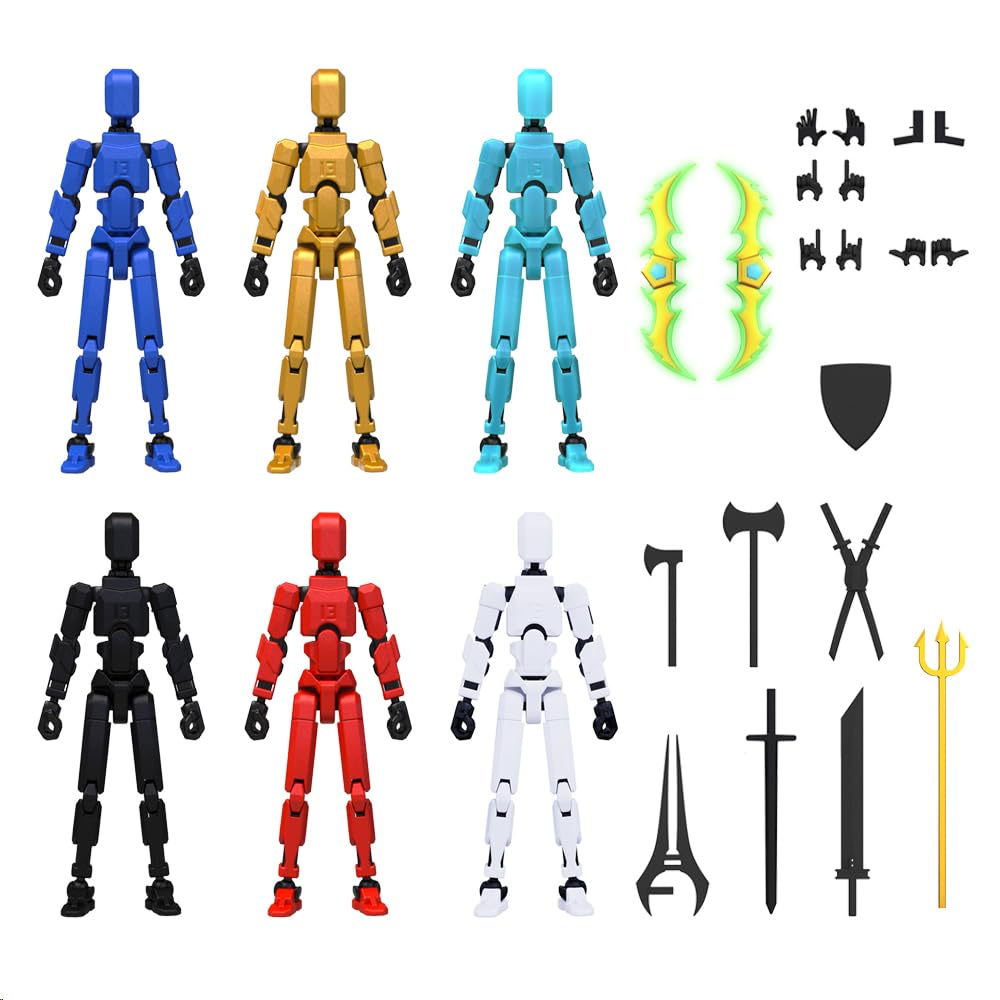 MerryXD T13 assembly pack enables easy setup for customizable poses and display.