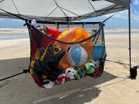 MESH TITAN Inflatable raft capacity up to 60 inches for beach trips.