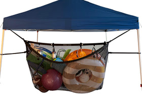 MESH TITAN USA-patented design highlights outdoor storage innovation.