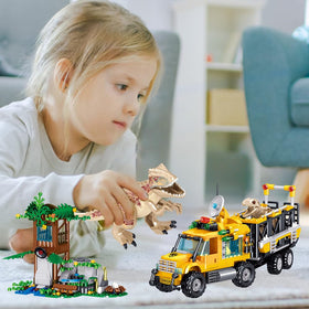 Mesiondy dinosaurs-treehouse-watchtower: elevates exploration and storytelling during play.