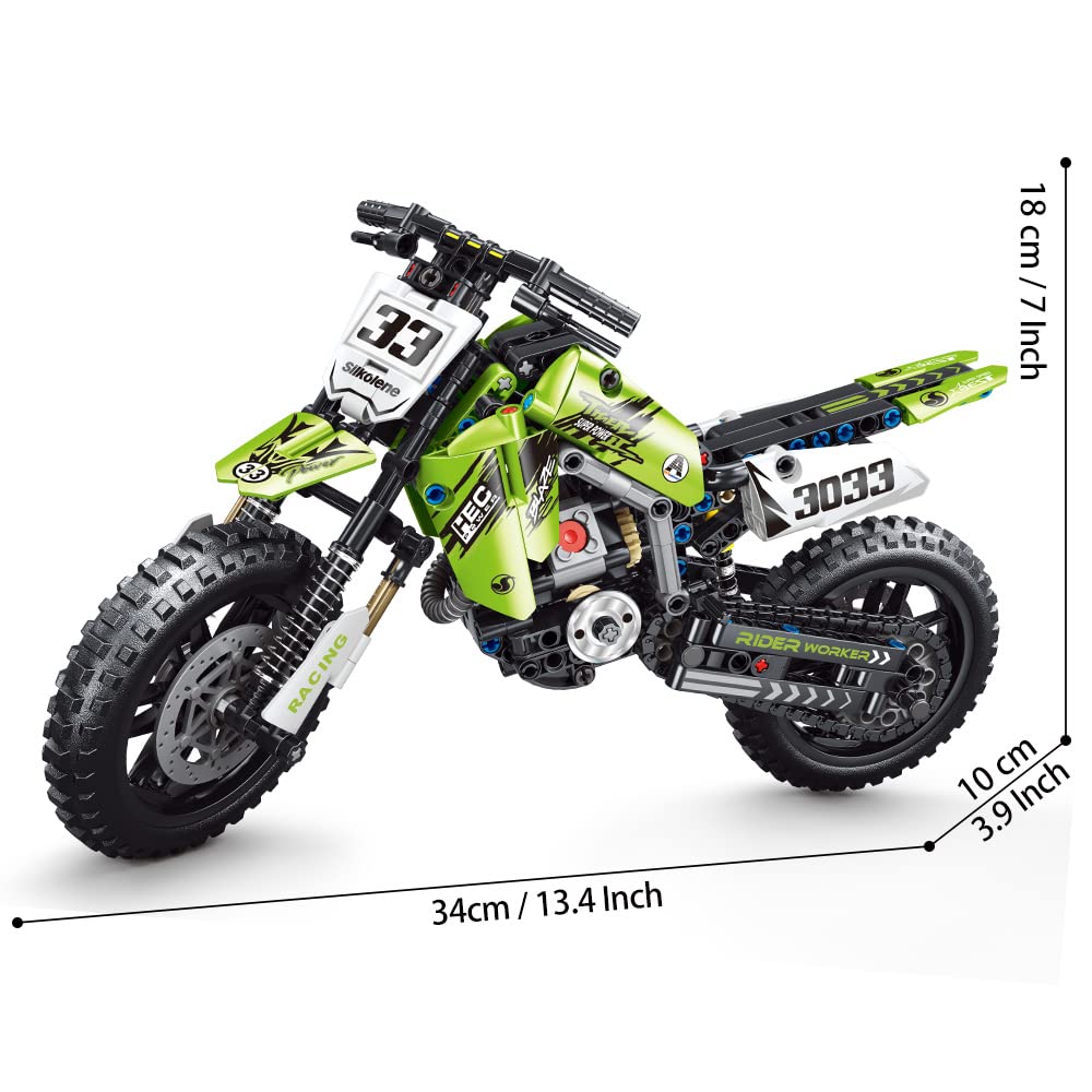 Mesiondy motorcycle model on table ready for display and build