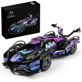 Mesiondy sports car building set cover with sleek body design for immersive play