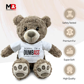 Messenger Bear 14-inch plush in a sitting pose ready to gift