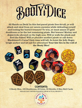 Gift-ready Booty Dice set sparks family game night smiles.