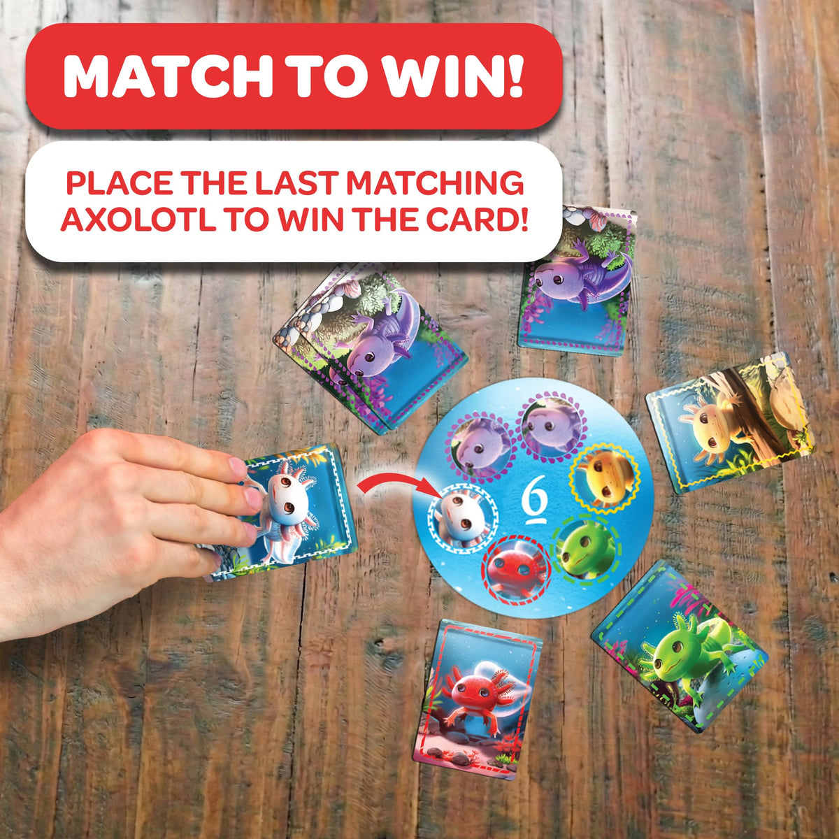Messy Table Games A Lotta Axolotls colorfully illustrated characters spark imaginative play