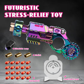 Generic metal fidget gun gift-ready novelty appeals to gadget lovers