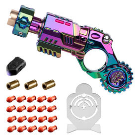 Generic metal fidget gun sliding slider offers discreet focus aid during work