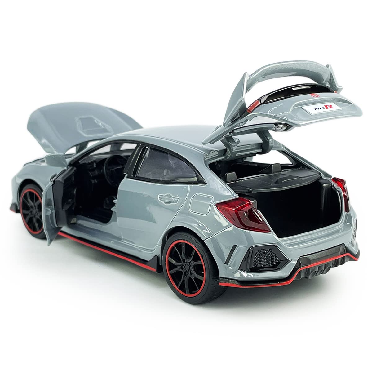 Metanyl Civic Type R toy car with light and sound activation features.