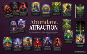 Metaphoracle Abundant Attraction box magnetic closure keeps cards secure