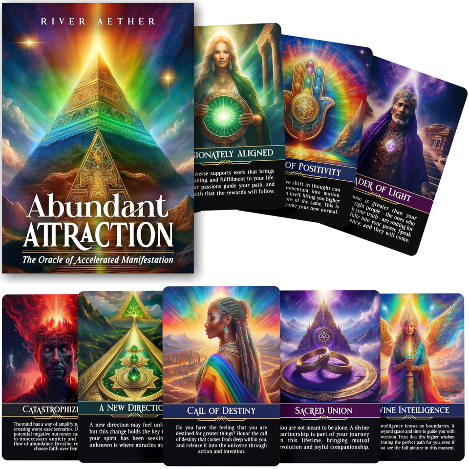 Metaphoracle Abundant Attraction deck artwork for daily manifestation practice
