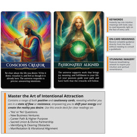 Metaphoracle Abundant Attraction on-card keywords provide quick guidance for readers