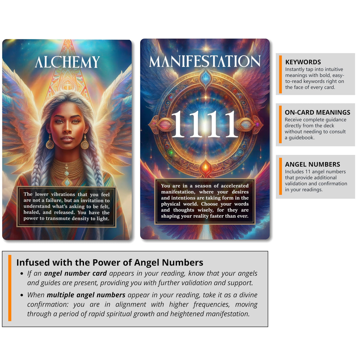 Metaphoracle Angel Signs magnetic box ready for gifting and storage