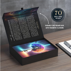 Metaphoracle deck used during coaching sessions for client breakthroughs.