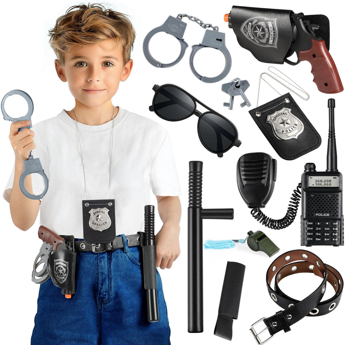 Metemot toy handcuffs and keys for safe role play