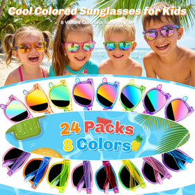 Metemot Neon Kids Sunglasses comfortable lightweight frames for daily wear