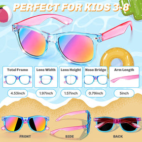 Metemot Neon Kids Sunglasses UV400 protection for sunny days