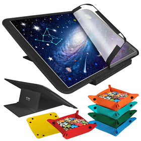 Metionga puzzle board with six trays and cover for organized puzzling