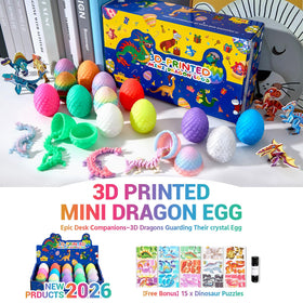 Meturebear 3D printed Easter egg set encourages sharing during hunts.