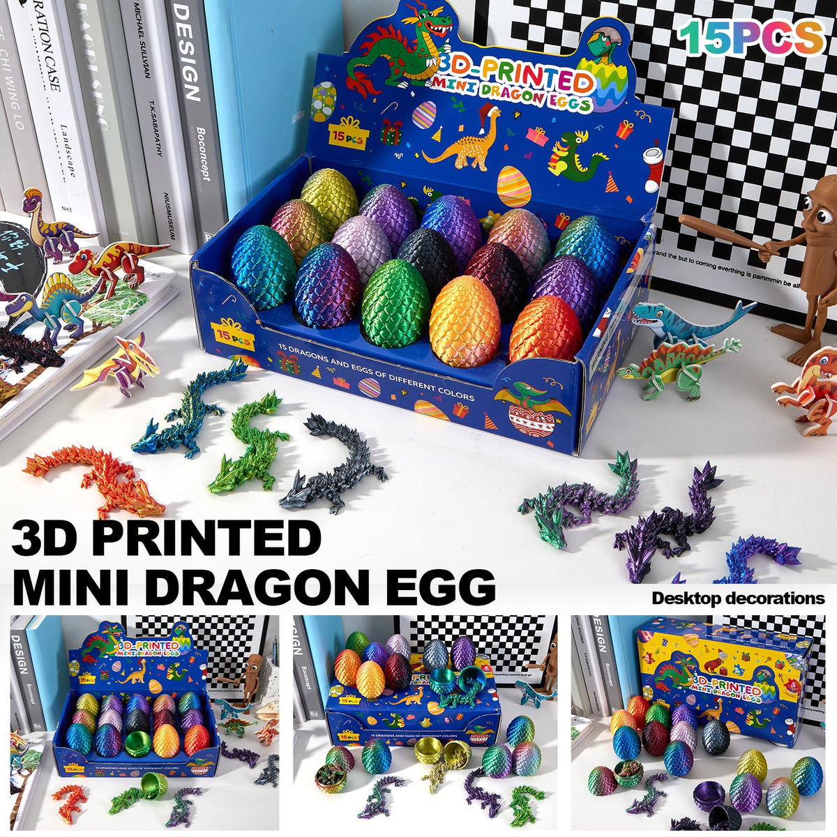 meturebear articulated dragon with movable joints for imaginative play