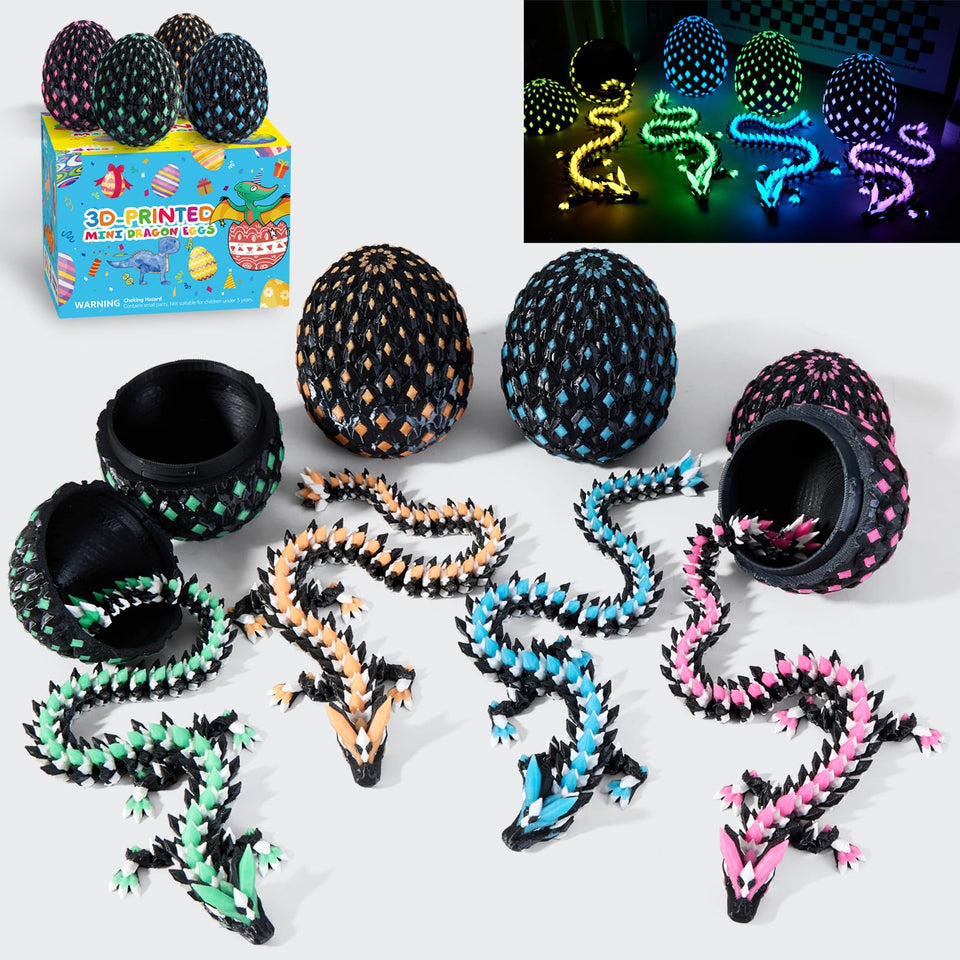Meturebear dragon egg glow under UV light for vivid night display and collector appeal.