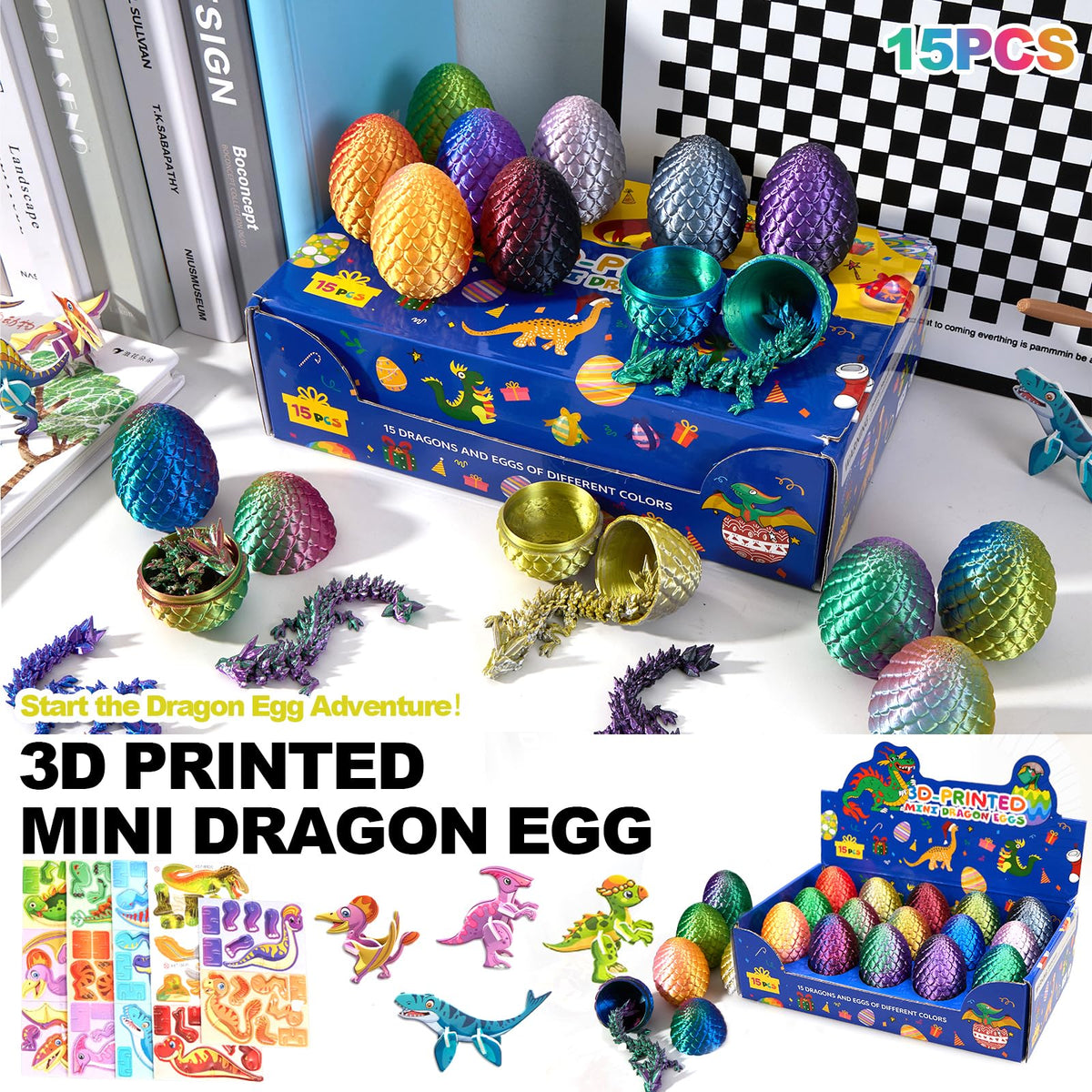 meturebear colorful dragon eggs ready for classroom rewards
