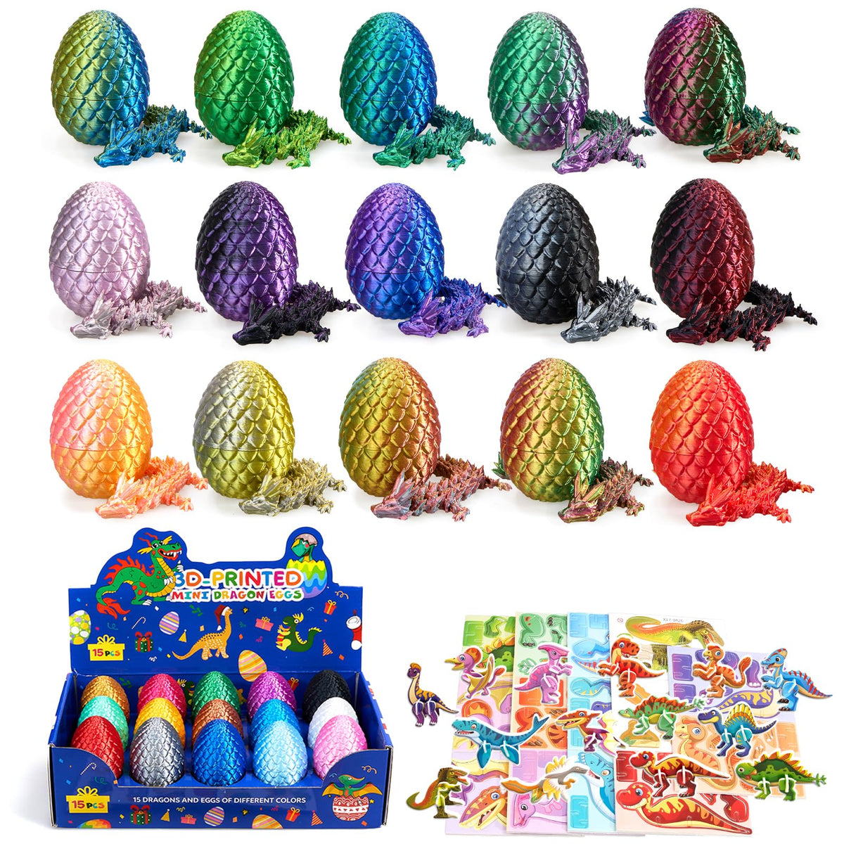 meturebear dragon egg opened reveals poseable dragon, perfect Easter surprise