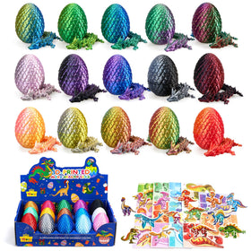 meturebear dragon egg opened reveals poseable dragon, perfect Easter surprise