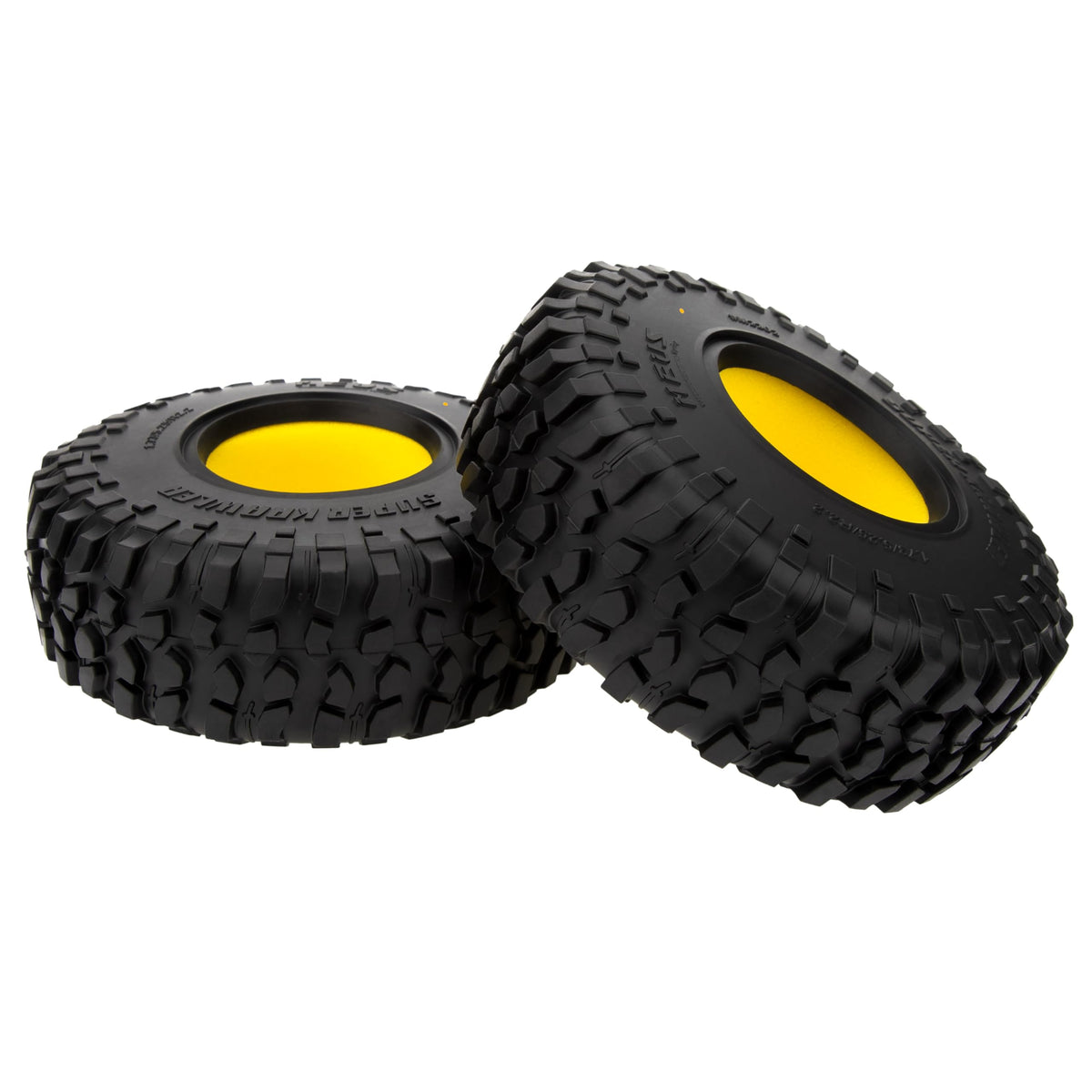 MEUS Racing 2.2 tires work with Capra and Vanquish Optic H10 kits.