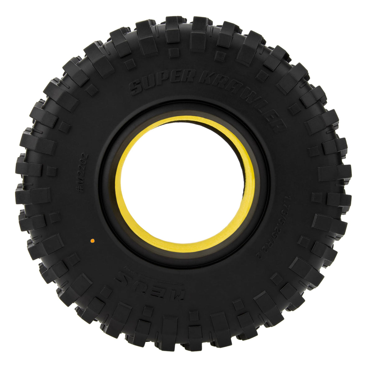 MEUS Racing 2.2 tires meet CLASS3 compatibility for crawlers.
