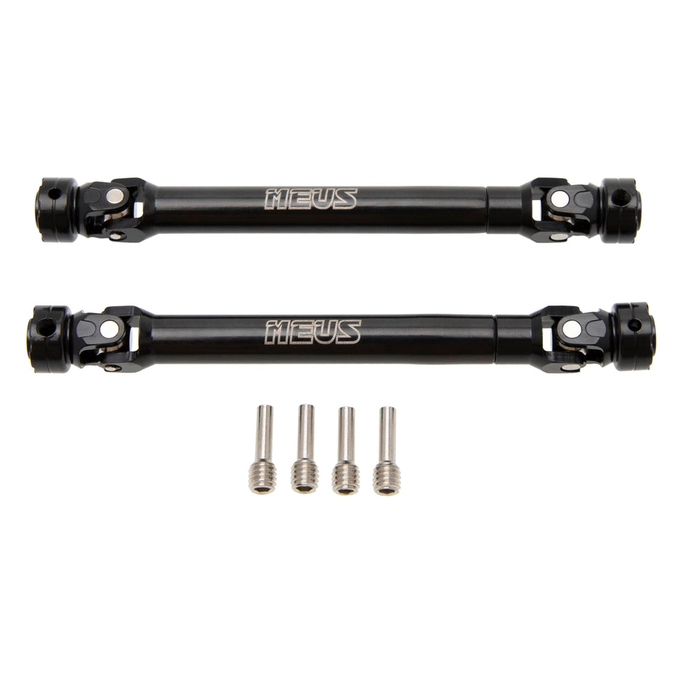 Meus Racing 2pcs SCX10 driveshaft 109mm, optimized for reliable power transfer in 1/10 RC crawlers.