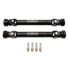 MEUS RACING SCX10 driveshafts front view shows rugged 94mm length for reliable power transfer