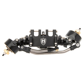 Meus Racing 52-degree front axle enables wider steering range for tight trails