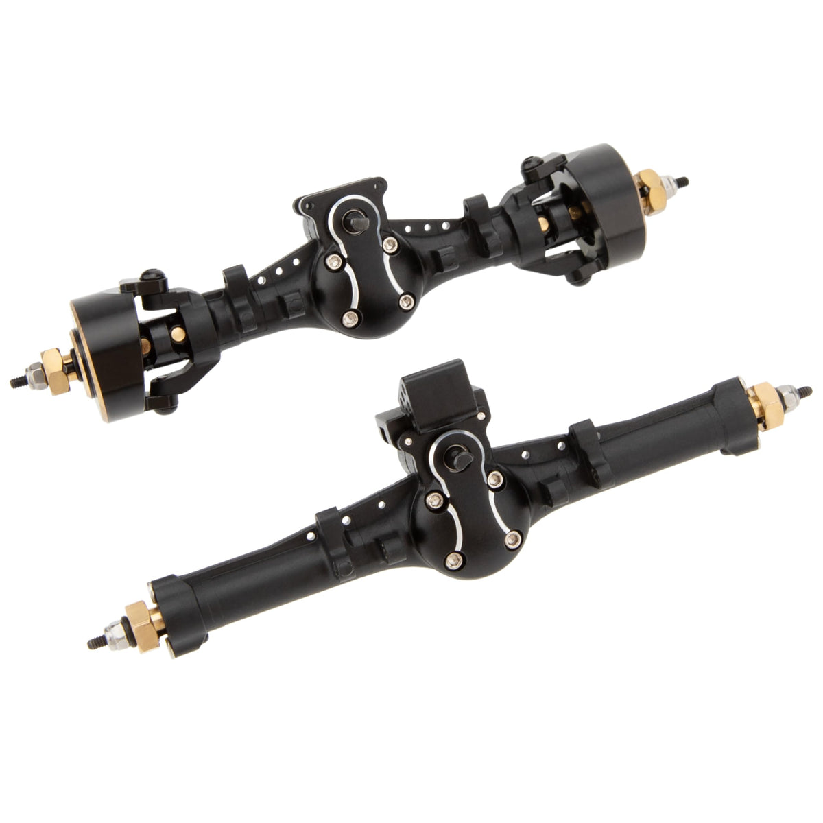 MEUS RACING aluminum servo mount secures reliable steering control.