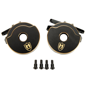 MEUS RACING brass steering knuckles for Vanquish H10 Optic enhance stability and durability during high-speed runs
