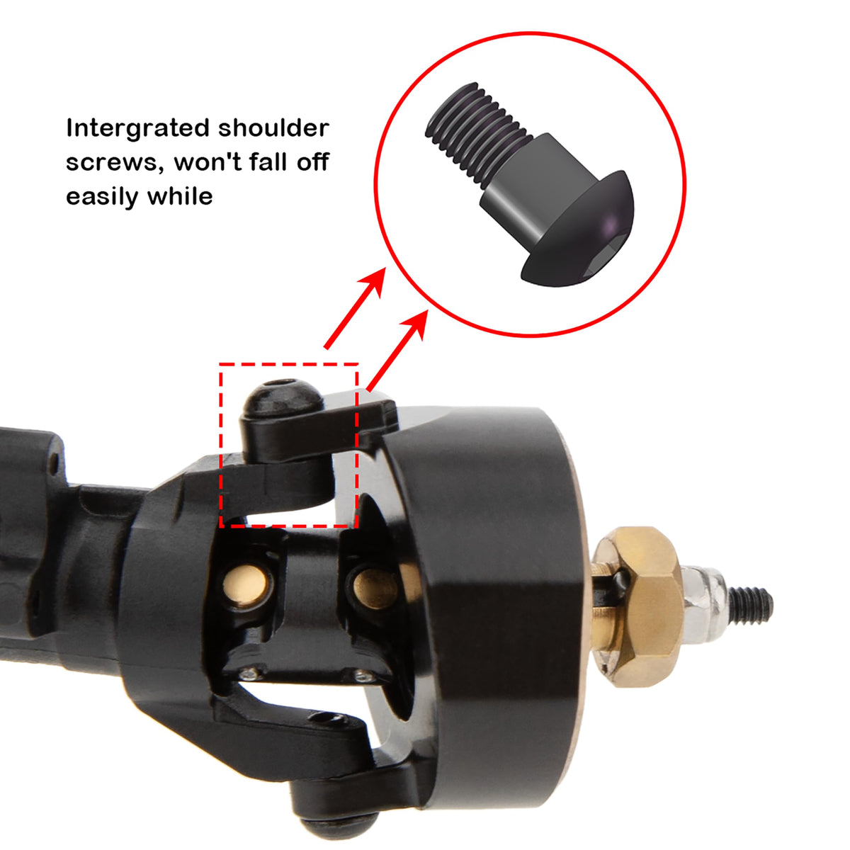 MEUS RACING nylon diff cover ensures clean gear engagement and protection.