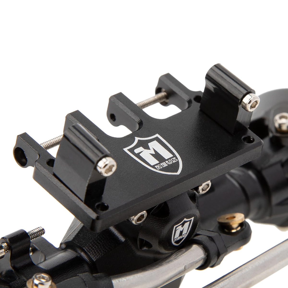 MEUS RACING front gear set 2-14T optimizes steering response for sharper turns.