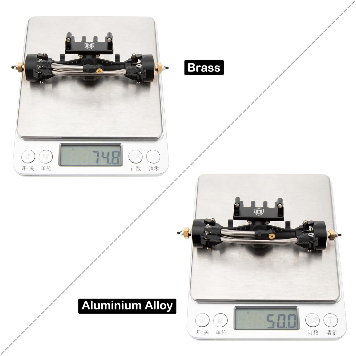 MEUS RACING isokinetic 3-section CVD front axle enhances turning control